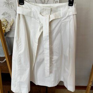 NWT Banana Republic Cotton Skirt with Tie Belt